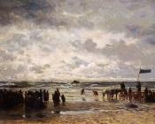 Le Depart Du Bateau De Sauvetage - 亨德里克·威廉·梅斯达赫